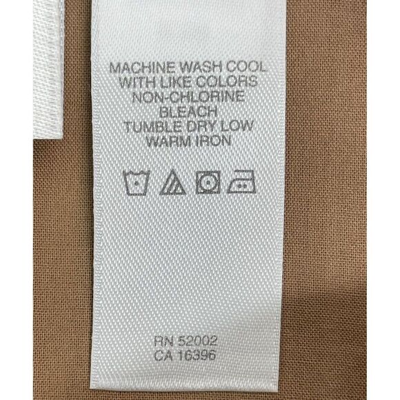 Liz Claiborne Lizsport Tan Striped Skirt Size 12 - Picture 6 of 6